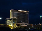 Golden Nugget in atlantic City at Night